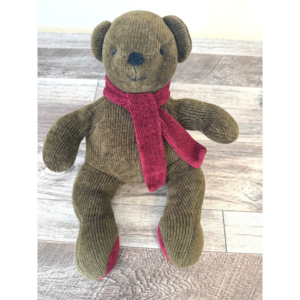 Pottery‎ Barn Nicholas Teddy Bear Beanbag Plush Stuffed Animal